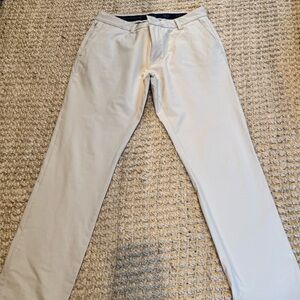 Vineyard Vines Light Gray/Cream On The Go Pants